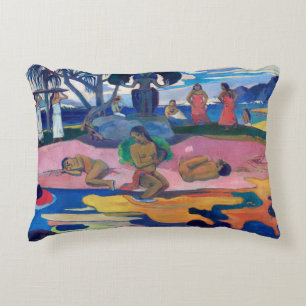 Paul Gauguin - Day of the God / Mahana no atua Decorative Cushion