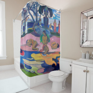 Paul Gauguin - Day of the God / Mahana no atua Shower Curtain