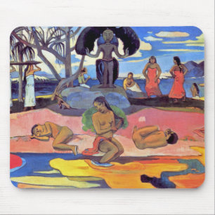Paul Gauguin - Day of the Gods - Fine Art Painting Mouse Pad