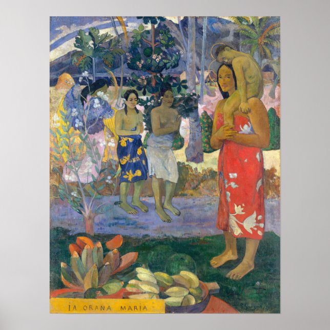 Paul Gauguin - Hail Mary / Ia Orana Maria Poster (Front)