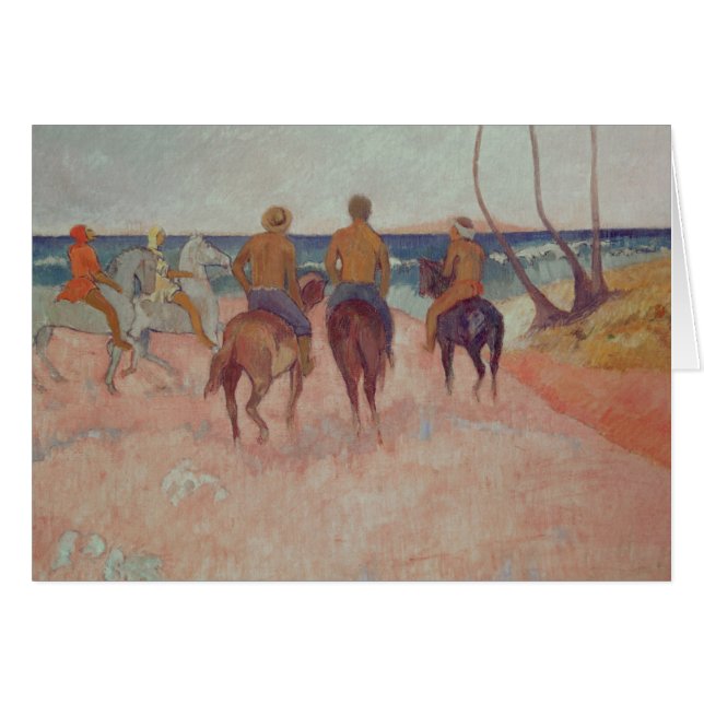 Paul Gauguin | Horseman on the Beach  1902 (Front Horizontal)