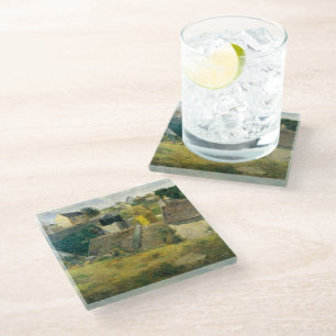 Paul Gauguin Houses at Vaugirard Glass Coaster