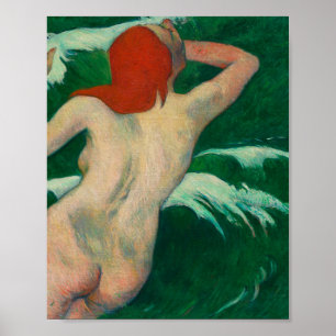 Paul Gauguin In the Waves (Dans les Vagues)  Poster
