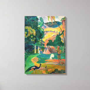 Paul Gauguin - Landscape with Peacocks / Matamoe Canvas Print