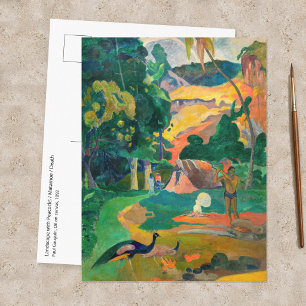 Paul Gauguin - Landscape with Peacocks / Matamoe Postcard