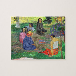 Paul Gauguin Les Parau Parau (The Gossipers) Jigsaw Puzzle