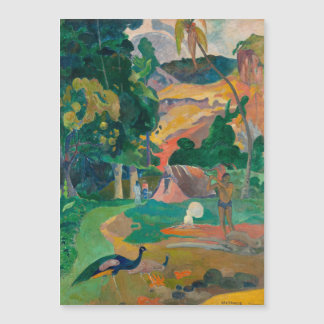 Paul Gauguin Matamoe Landscape with Peacocks