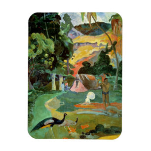 Paul Gauguin   Matamoe or, Landscape with Peacocks Magnet