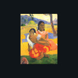 PAUL GAUGUIN - Nafea faa ipoipo 1892 Canvas Print<br><div class="desc">PAUL GAUGUIN - Nafea faa ipoipo 1892
(when will you marry me?)
Oil om canvas; reproduction</div>