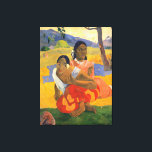 PAUL GAUGUIN - Nafea faa ipoipo 1892 Canvas Print<br><div class="desc">PAUL GAUGUIN - Nafea faa ipoipo 1892
(when will you marry me?)
Oil om canvas; reproduction</div>