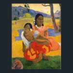 PAUL GAUGUIN - Nafea faa ipoipo 1892 Poster<br><div class="desc">PAUL GAUGUIN - Nafea faa ipoipo 1892
When will you mary me?
Oil on canvas; reproduction</div>