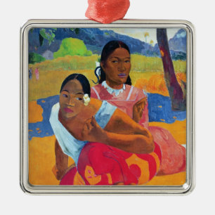 Paul Gauguin   Nafea Faaipoipo , 1892 Metal Tree Decoration
