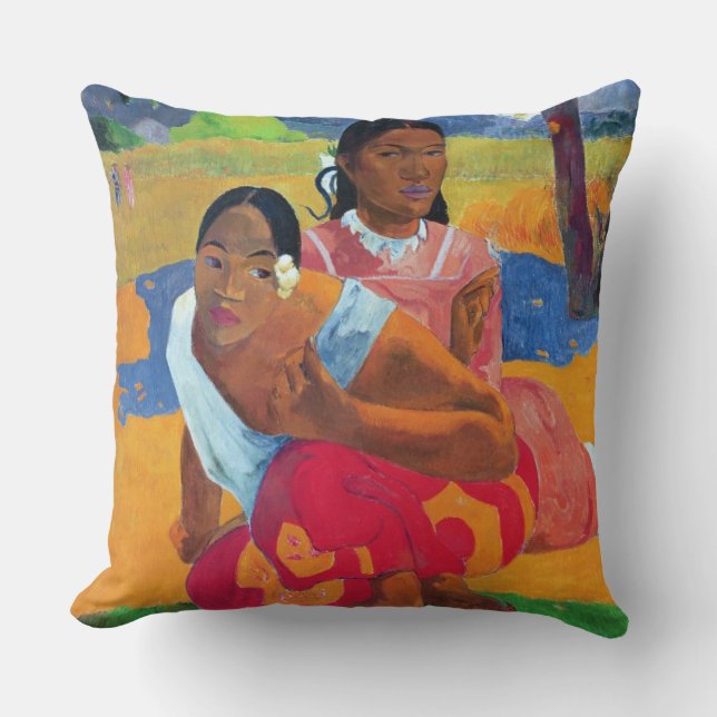 Paul Gauguin | Nafea Faaipoipo (When are you Getti Cushion (Front)