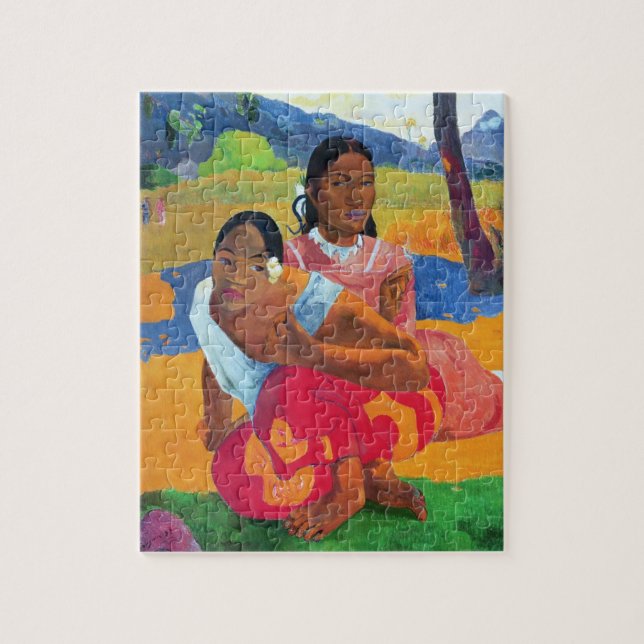 Paul Gauguin | Nafea Faaipoipo (When are you Getti Jigsaw Puzzle (Vertical)