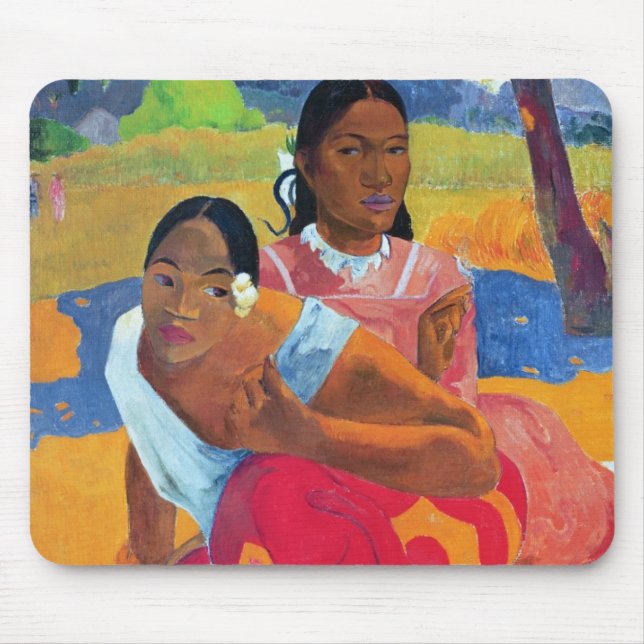 Paul Gauguin | Nafea Faaipoipo (When are you Getti Mouse Pad (Front)