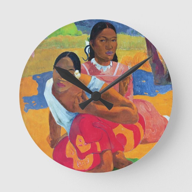 Paul Gauguin | Nafea Faaipoipo (When are you Getti Round Clock (Front)