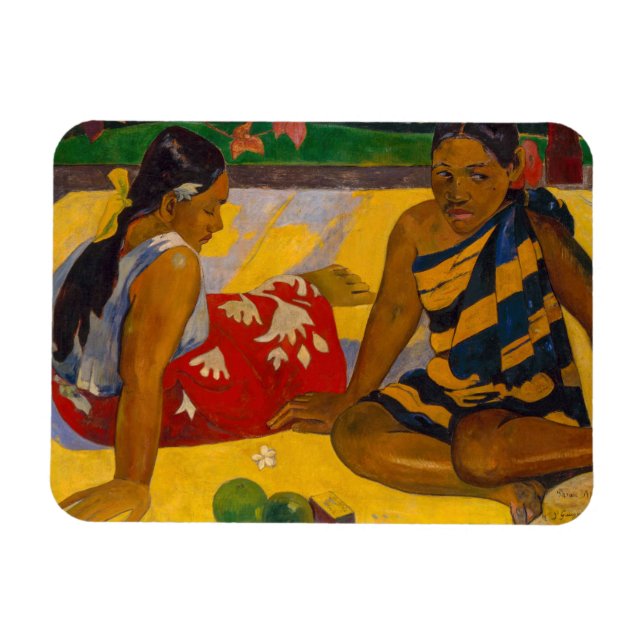 Paul Gauguin - Parau Api / What's New? Magnet (Horizontal)