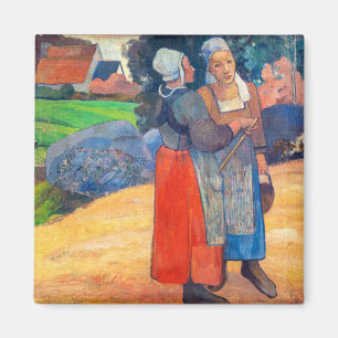 Paul Gauguin - Paysannes Bretonnes Magnet