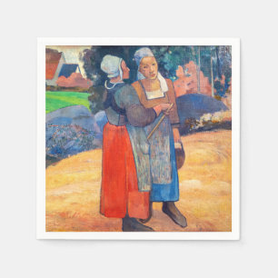 Paul Gauguin - Paysannes Bretonnes Napkin