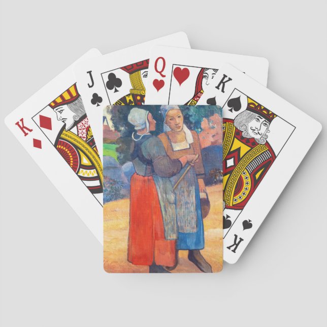 Paul Gauguin - Paysannes Bretonnes Playing Cards (Back)