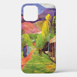 Paul Gauguin Road in Tahiti Vintage Fine Art iPhone 12 Case