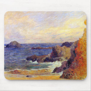 Paul Gauguin - Rocky Coast Fine Art Painting Mouse Pad