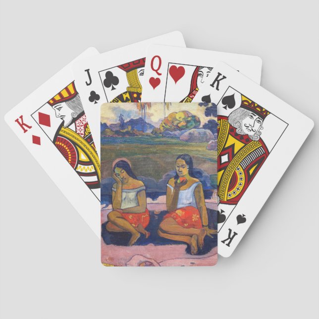 Paul Gauguin - Sacred Spring, Sweet Dreams Playing Cards (Back)