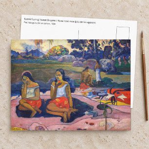 Paul Gauguin - Sacred Spring, Sweet Dreams Postcard