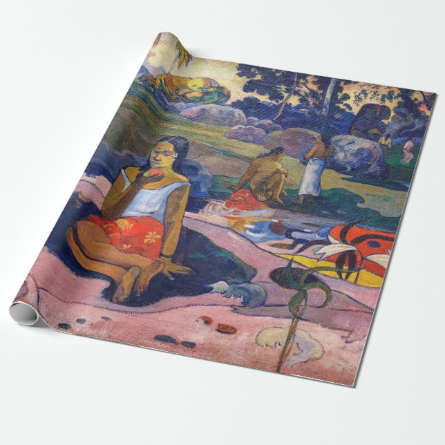 Paul Gauguin - Sacred Spring, Sweet Dreams Wrapping Paper (Unrolled)