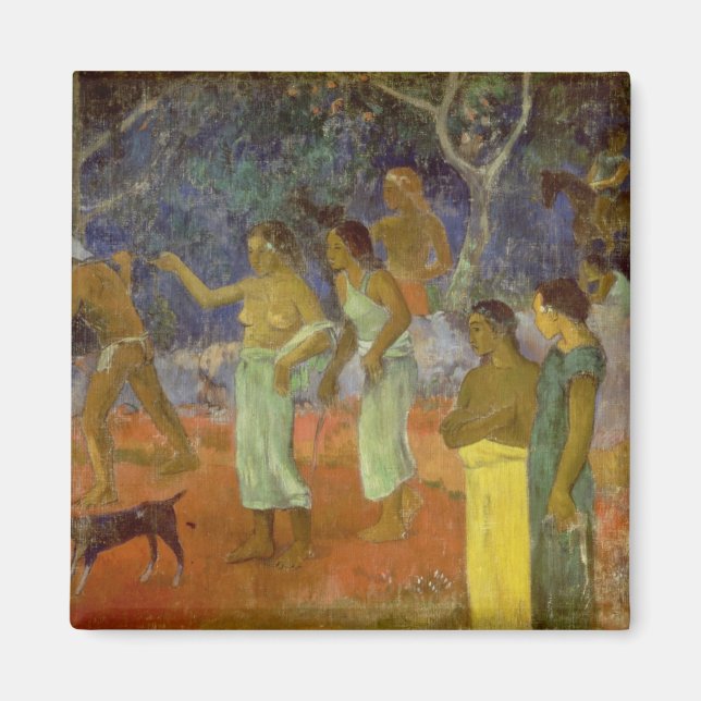Paul Gauguin | Scene from Tahitian Life, 1896 Magnet (Front)