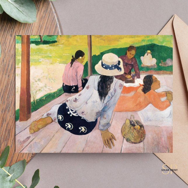 Paul Gauguin Siesta Painting Art Print Postcard (Creator Uploaded)