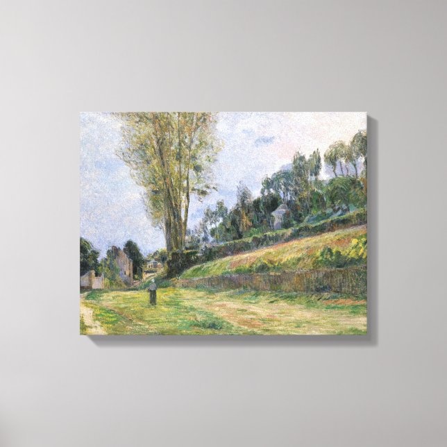 Paul Gauguin | Street in Rouen Canvas Print (Front)