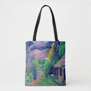 Paul Gauguin - Street in Tahiti Tote Bag