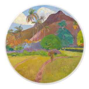 Paul Gauguin - Tahitian Landscape Ceramic Knob