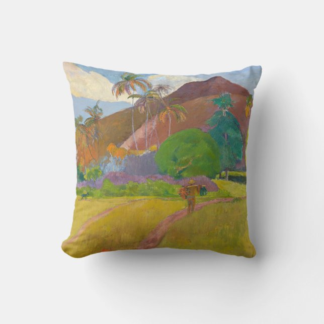 Paul Gauguin - Tahitian Landscape Cushion (Front)