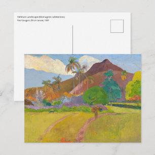 Paul Gauguin - Tahitian Landscape Postcard