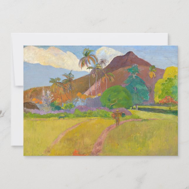 Paul Gauguin - Tahitian Landscape Thank You Card (Front)