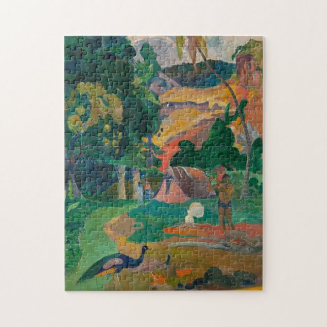 Paul Gauguin Tahitian Matamoe Painting Jigsaw Puzzle (Vertical)
