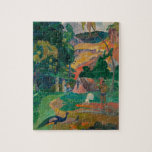 Paul Gauguin Tahitian Matamoe Painting Jigsaw Puzzle<br><div class="desc">Post-Impressionist Painter Paul Gauguin's Painting - Matamoe (Tahiti İsland)</div>