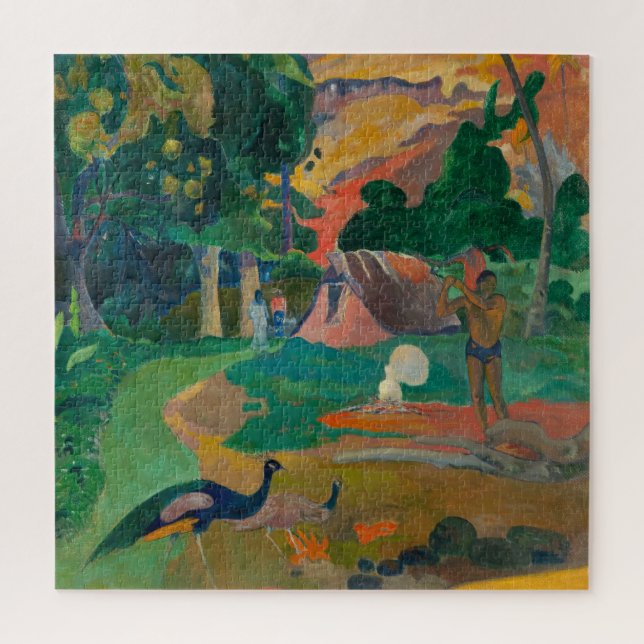 Paul Gauguin Tahitian Matamoe Painting Jigsaw Puzzle (Vertical)