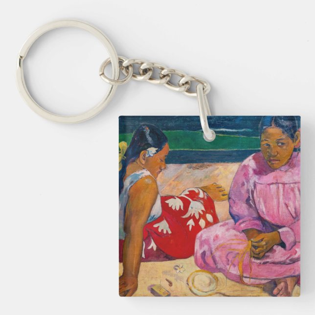 Paul Gauguin - Tahitian Women on the Beach Key Ring (Front)