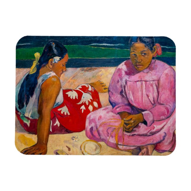 Paul Gauguin - Tahitian Women on the Beach Magnet (Horizontal)