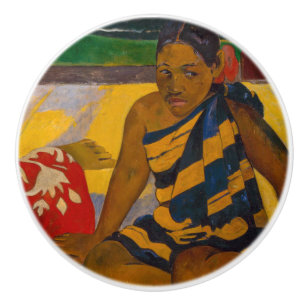 Paul Gauguin - Tahitian Women / Parau Api Ceramic Knob
