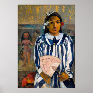 Paul Gauguin - The Ancestors of Tehamana Poster