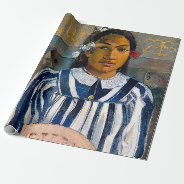 Paul Gauguin - The Ancestors of Tehamana Wrapping Paper (Unrolled)