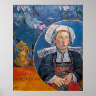 Paul Gauguin - The Beautiful Angel, Pont-aven Poster