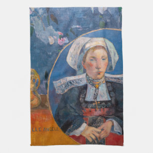 Paul Gauguin - The Beautiful Angel, Pont-aven Tea Towel
