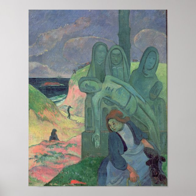 Paul Gauguin | The Green Christ  1889 Poster (Front)