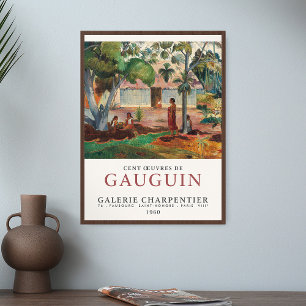 Paul Gauguin  The Large Tree 1891 Art Tahiti Poster