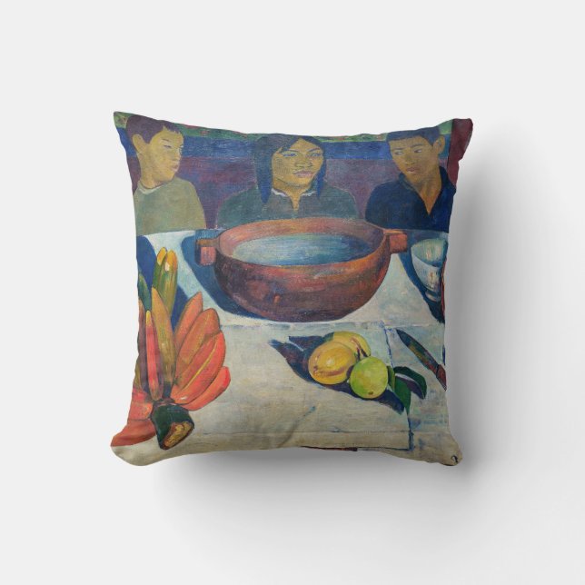 Paul Gauguin - The Meal / Bananas Cushion (Front)